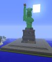 Minecraft Statue of Liberty